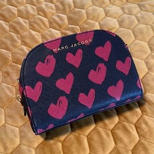 Marc Jacobs Playback Leather Red Hearts Crossbody Bag